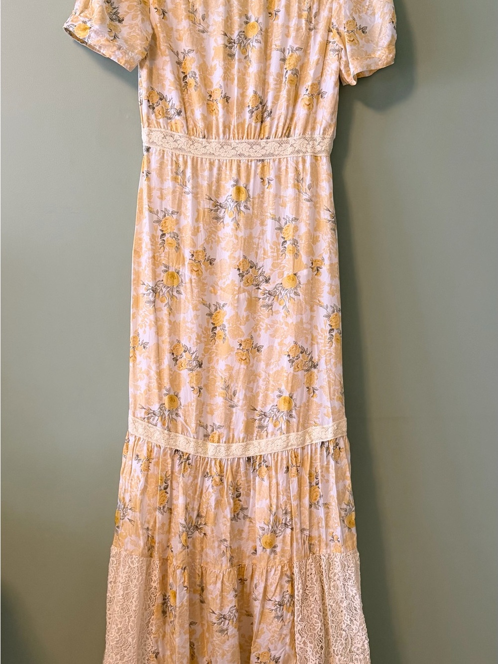 LoveShackFancy Tink Dress in Lemon Daydream floral print sz. 8 - Picture 6 of 13